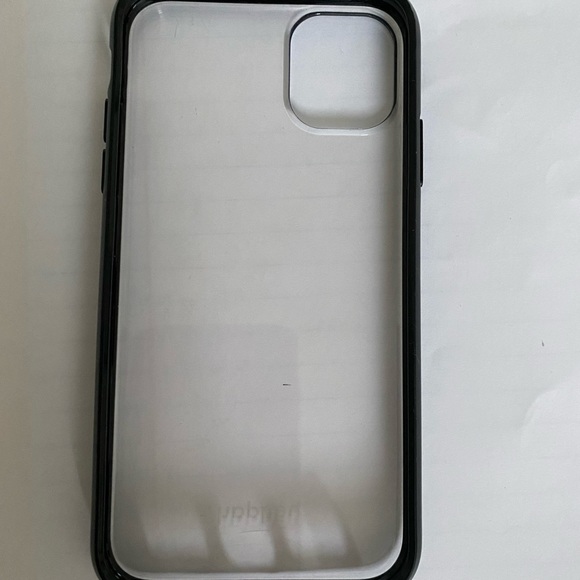heyday Black Rimmed Clear Hard iPhone 11 Case - Picture 1 of 3